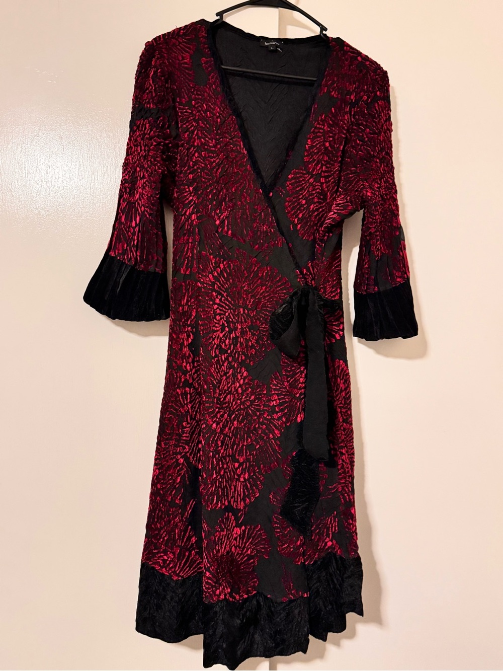 Beautiful Komarov wrap dress